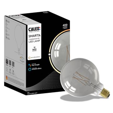 Calex Smart lamp E27 | Globe G125 | 1800K | 400 lumen | 7W