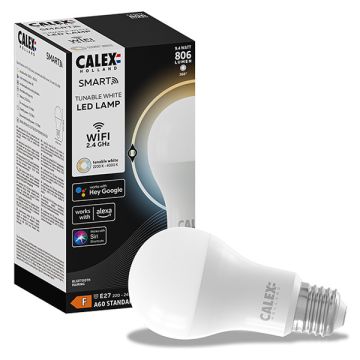 Calex Smart lamp E27 | Peer A60 | 2200K-4000K | 806 lumen | 9.4W