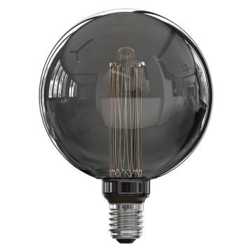 Calex LED lamp E27 | Globe G125 | Crown | Titanium | 2000K | Dimbaar | 3.5W (15W)