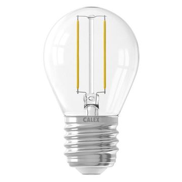 Calex LED lamp E27 | Kogel P45 | Filament | Helder | 2700K | 2W (25W)