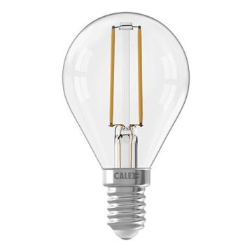 Calex LED lamp E14 | Kogel P45 | Filament | Helder | 2700K | Dimbaar | 3.5W (25W)