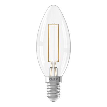 Calex LED lamp E14 | Kaars B35 | Filament | Helder | 2700K | Dimbaar | 3.5W (25W)