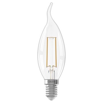 Calex LED lamp E14 | Sierkaars BXS35 | Filament | Helder | 2700K | Dimbaar | 3.5W (25W)