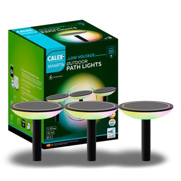 Calex slimme prikspots | RGB + 3000-6500K | 160 lumen | 24V | 3 stuks