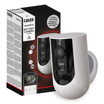 Calex Smart Outdoor Batterij Camera | 1080p | Wit