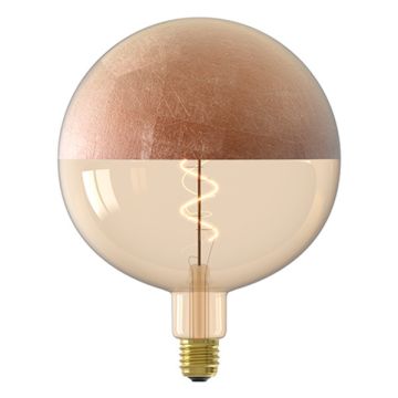 Calex XXL lamp E27 | Kalmar Craquele | Copper | 1800K | Dimbaar | 4W