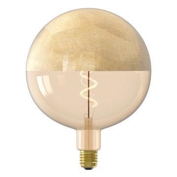 Calex XXL lamp E27 | Kalmar Craquele | Gold | 1800K | Dimbaar | 4W