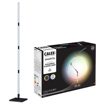 Calex Smart vloerlamp | Opvouwbaar | RGBIC+WW | 24W