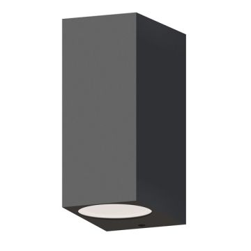 Calex Wandlamp buiten GU10 | Up & Down | Rechthoek | IP54 | Antraciet