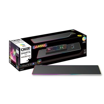 Calex Gaming XXL Muismat | 90 x 30 cm | RGBIC | Zwart