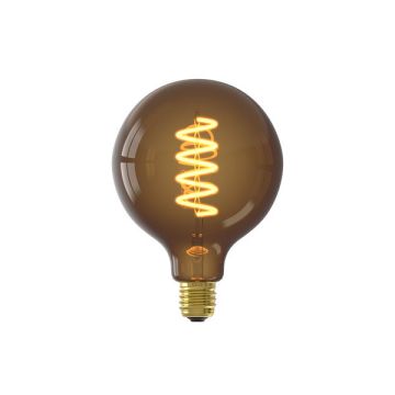 Calex LED lamp E27 | Bol G125 | Filament | Bruin | 1800K | Dimbaar | 4W