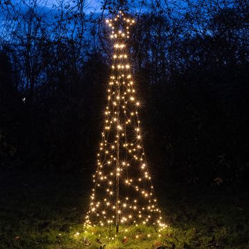 LED Kerstboom voor buiten 2 meter | Extra warm wit | 236 lampjes