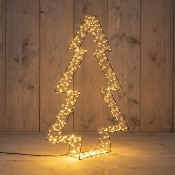 Kerstboom 3D | 56 cm | 540 leds | Warm wit