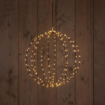 Lichtbol kerst | Ø 50 cm | 216 lampjes | Extra warm wit