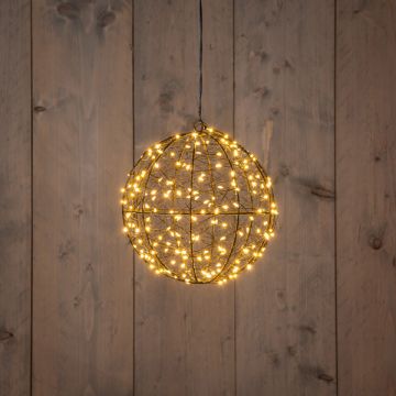 Lichtbol kerst | Ø 18 cm | 200 lampjes | Extra warm wit