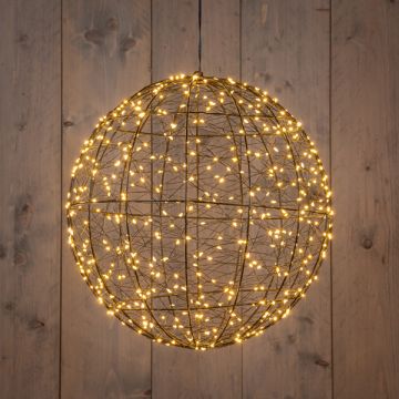 Lichtbol kerst | Ø 35 cm | 500 lampjes | Extra warm wit