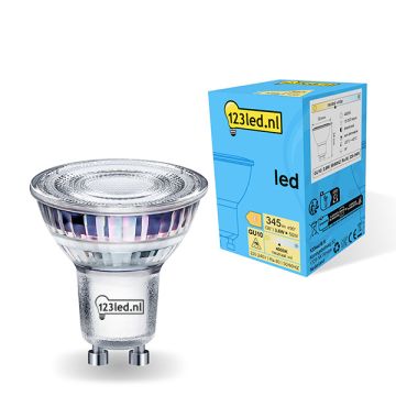 123led GU10 led-spot glas 4000K 3.6W (50W)