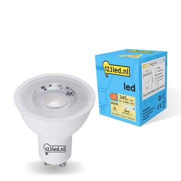 123led GU10 led-spot glas 4000K 4.5W (50W)