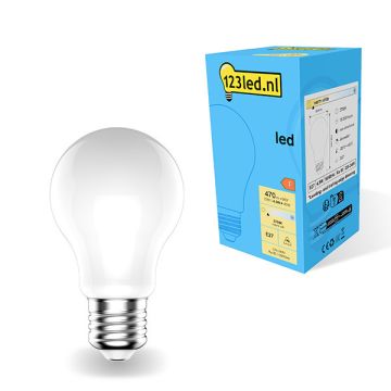 123led E27 led-lamp peer mat dimbaar 2700K 4.5W (40W)