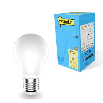 123led E27 led-lamp peer mat dimbaar 4000K 4.5W (40W)