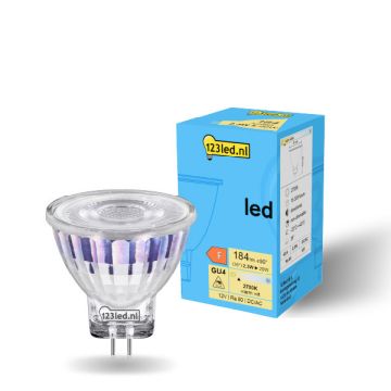 123led GU4 led-spot niet dimbaar 2.3W (20W)