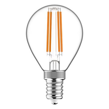 123led LED lamp E14 | Kogel P45 | Filament | Helder | 2700K | 4.5W (40W)