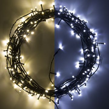 Kerstverlichting 16,4 meter | koud wit & warm wit | 180 lampjes