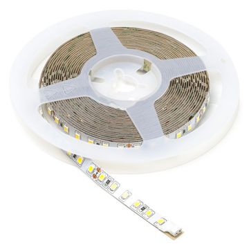 Led strip 5 meter | helder wit | 120 leds p/m | 24V (123led huismerk)