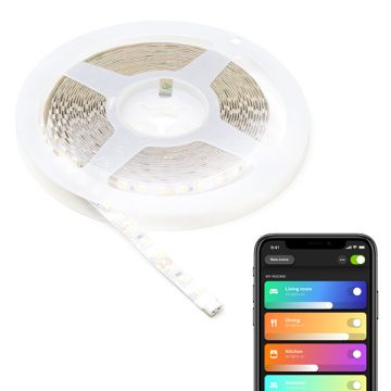 Smart led strip 5 meter | helder wit | 120 leds p/m | 12V | Geschikt voor Philips Hue