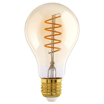 Eglo LED lamp E27 | Peer A75 | Filament | Goud | 2000K | Dimbaar | 4W