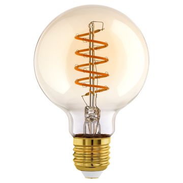 Eglo LED lamp E27 | Globe G95 | Filament | Goud | 2000K | Dimbaar | 4W