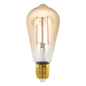 Eglo LED lamp E27 | Edison ST64 | Filament | Amber | 1700K | Dimbaar | 4W (28W)