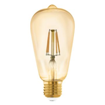 Eglo Smart LED lamp E27 | Edison ST64 | Filament | Amber | Zigbee | 2200K | 4.9W (42W)