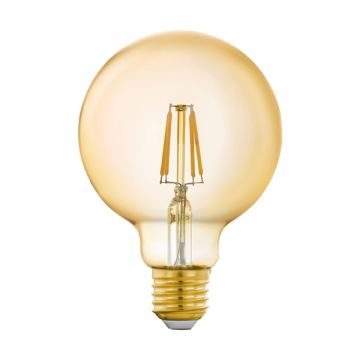 Eglo Smart LED lamp E27 | Globe G95 | Filament | Amber | Zigbee | 2200K | 4.9W (42W)