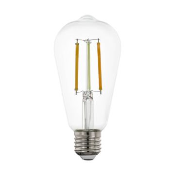 Eglo Smart LED lamp E27 | Edison ST64 | Filament | Helder | Zigbee | 2200-6500K | 6W (60W)