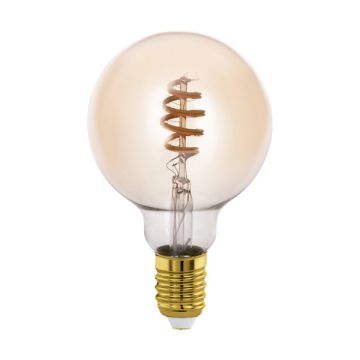 Eglo Smart LED lamp E27 | Globe G95 | Filament | Amber | Zigbee | 2200-6500K | 4.9W (33W)