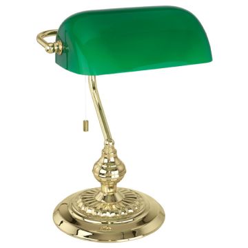 Eglo Bureaulamp E27 | 39 cm | Groen | Banker