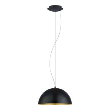 Eglo Hanglamp E27 | Gaetano 1 | Ø 38 cm | Zwart/Goud