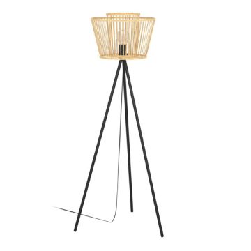 Eglo Vloerlamp E27 | Hykeham | Hout