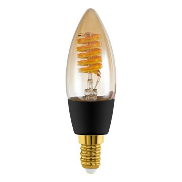 Eglo Smart LED lamp E14 | Kaars C35 | Filament | Goud | Zigbee | 2000K | 4.9W