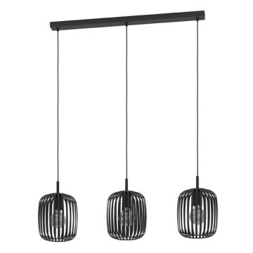 Eglo Hanglamp E27 | Romazzina 3 | Zwart