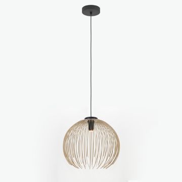 Eglo Hanglamp E27 | Venezuela | Ø 40 cm | Zwart/Goud