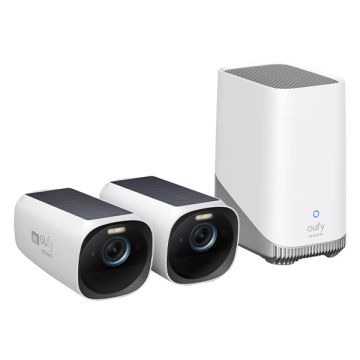 EufyCam 3 Duo Pack + HomeBase 3 | 4K | Wit