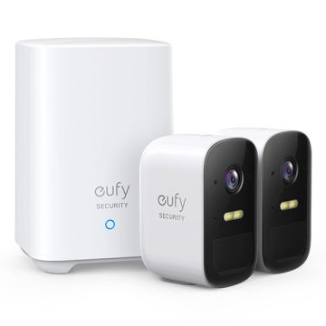 Eufy Camera S210 | 1080p | Wit | 2 stuks + HomeBase