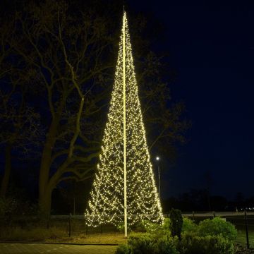 Fairybell kerstboom | 12 meter | 4000 leds | Warm wit