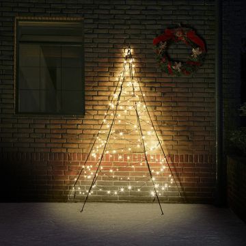 Fairybell muurkerstboom | 2 meter | 180 leds | Warm wit