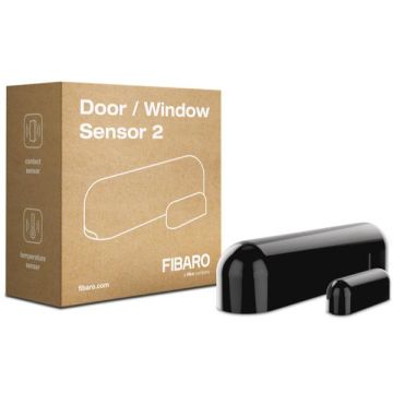 FIBARO Door/Window Sensor 2 | Z-Wave Plus | Zwart