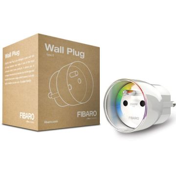 FIBARO Wall Plug V2 | Z-Wave Plus | Max. 2500W | Wit (BE/FR)