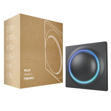 FIBARO Walli Switch | Z-Wave Plus | Max. 3500W | Antraciet