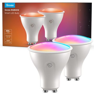 Govee Smart Light Spot GU10 | RGBWW | Wi-Fi + Bluetooth | 4.8W | 2 stuks